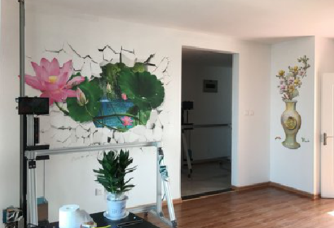 咸阳墙体彩绘相比墙纸的优势。