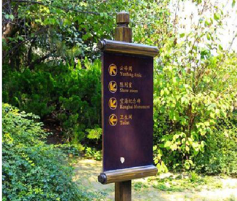 咸阳标识牌与环境之间有什么关系？